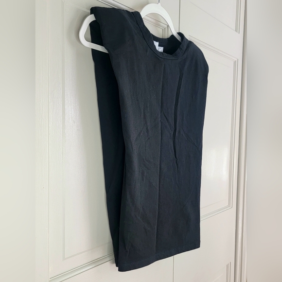Princess Poly Black Jules Tank Top Padded Shoulders Sleeveless Muscle Shirt US 4 - Picture 7 of 13